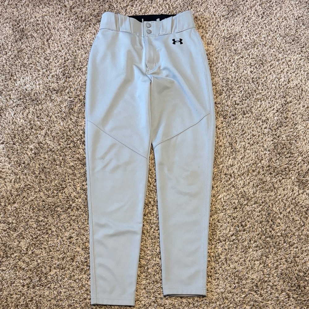 Under Armour Men's Light Gray Baseball Pants